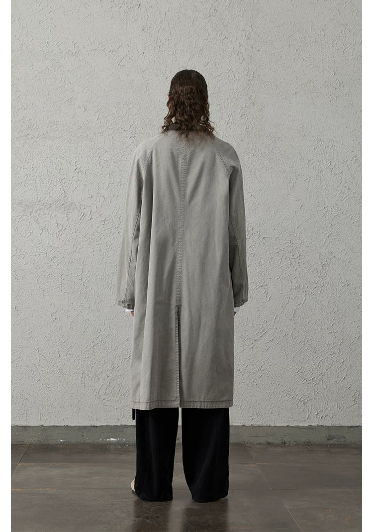 Mineral Wash Reversible Coat Jacket
