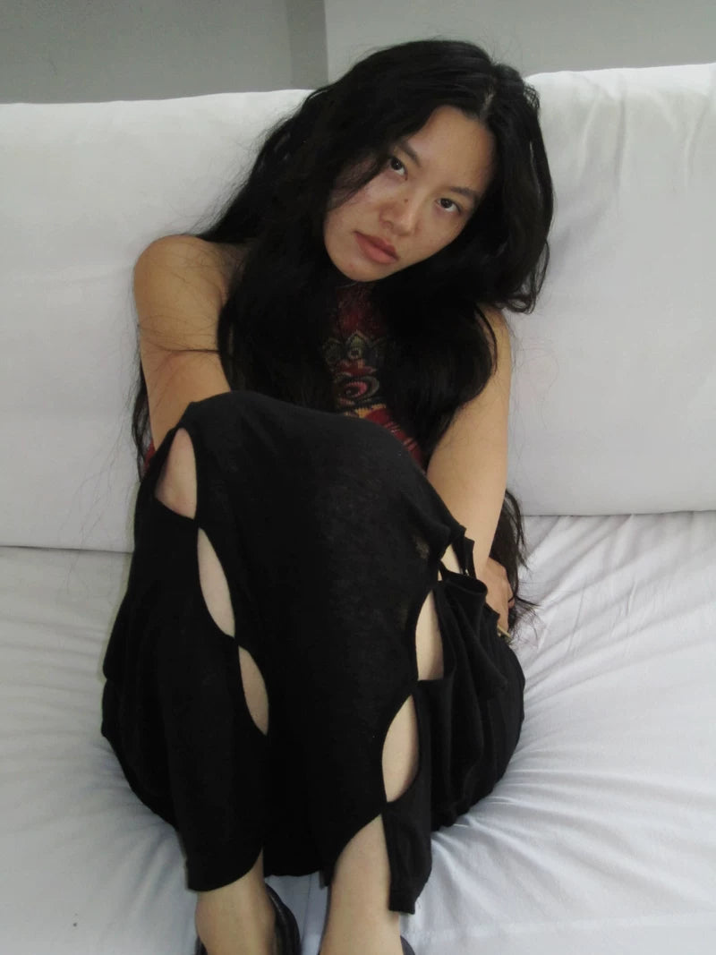 Aperture Wool-Blend Skirt
