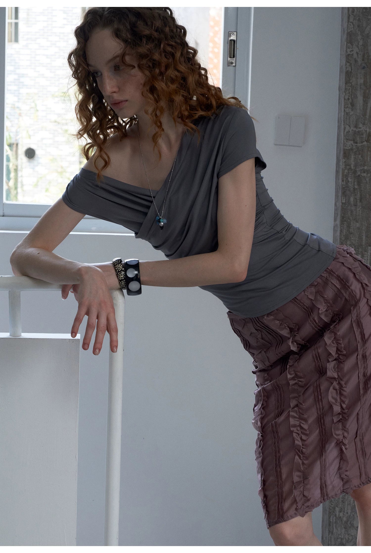 Cross-Drape Top