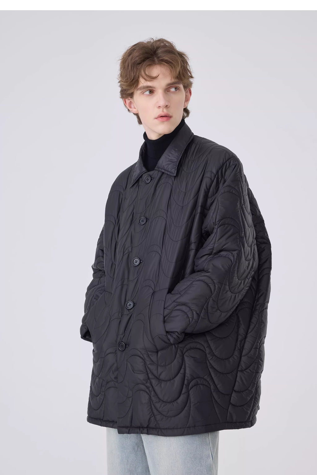 Obsidian Tide Quilted Parka