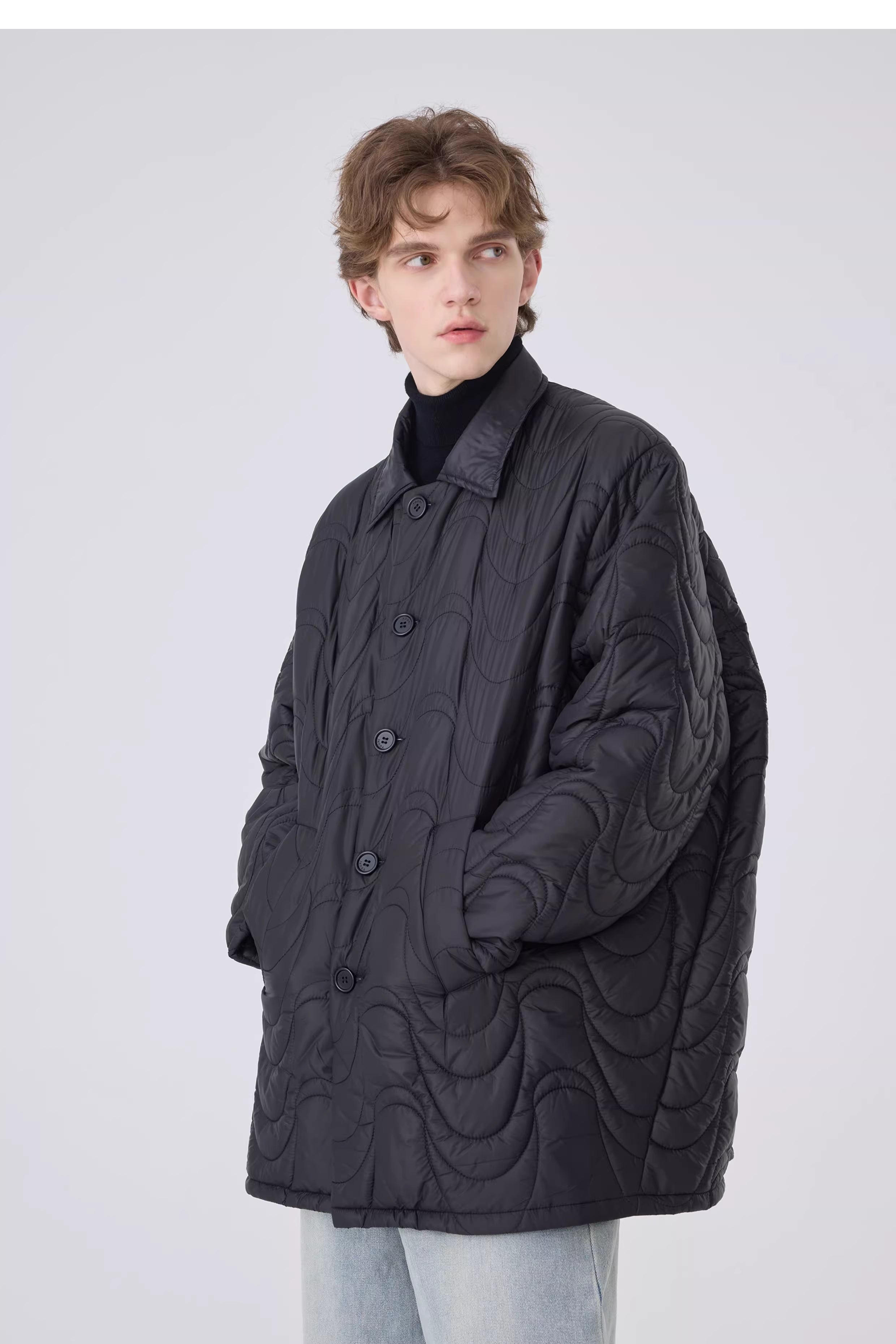 Obsidian Tide Quilted Parka