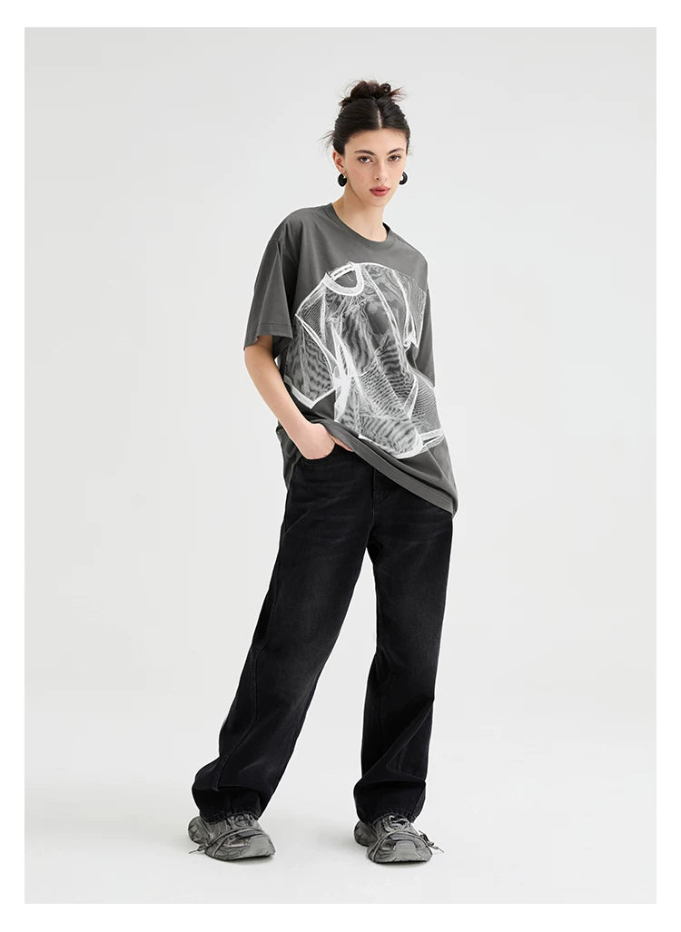 Trompe L’Oeil Print Tee