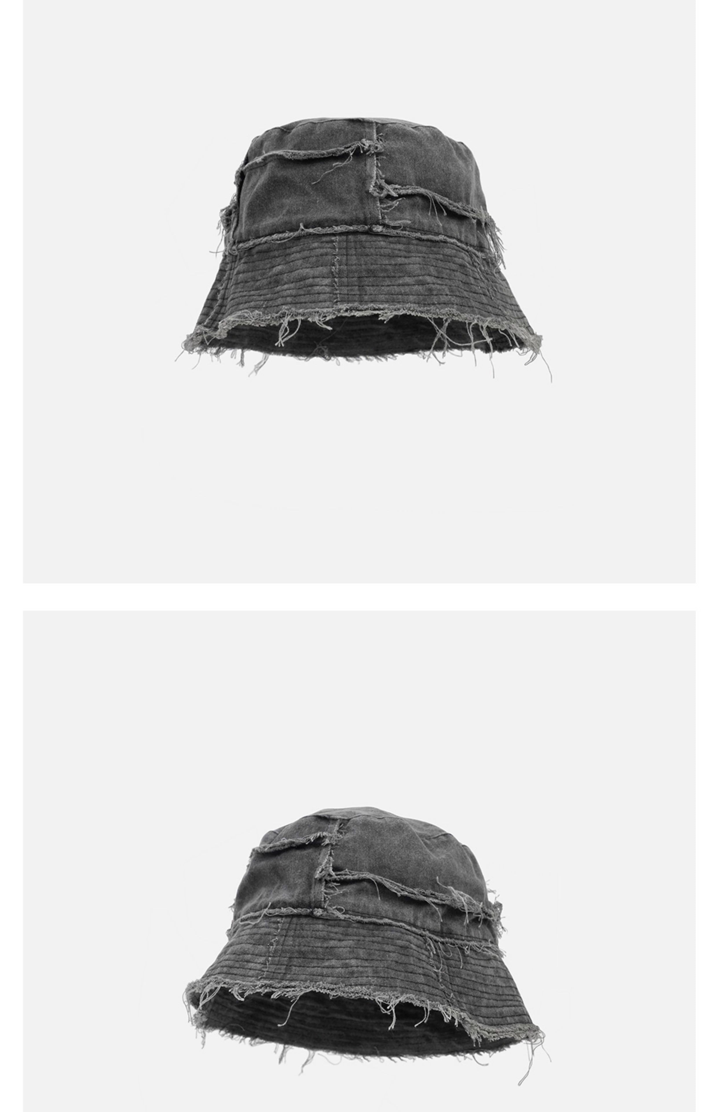 Frayed Edge Bucket Hat