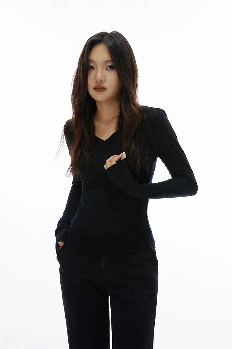 Second Skin Thumbhole Long Sleeve Top