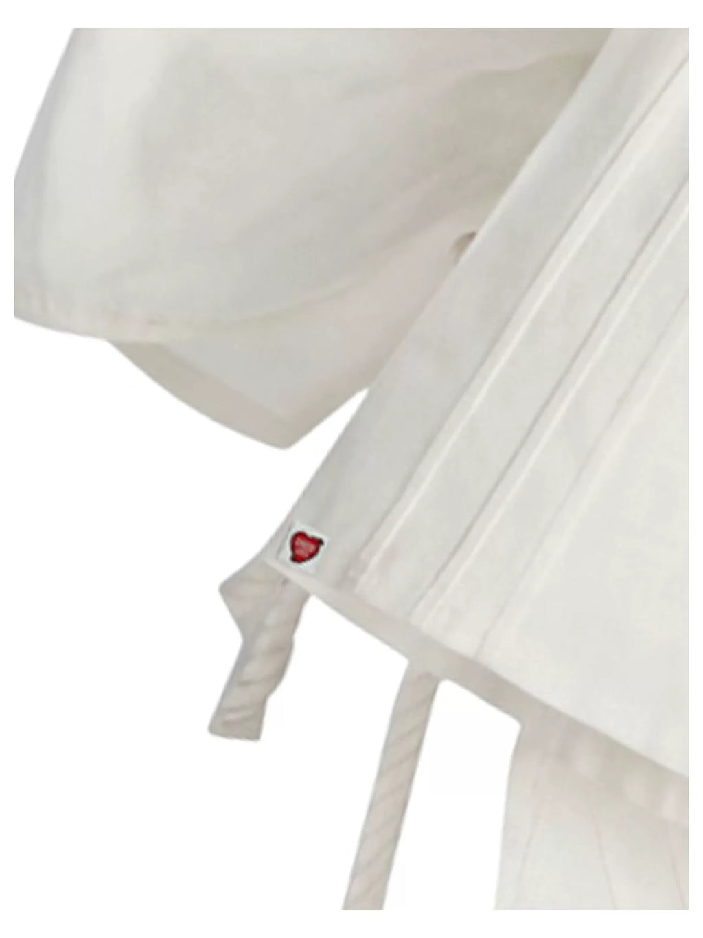 Gathered Sculptural Peplum Top