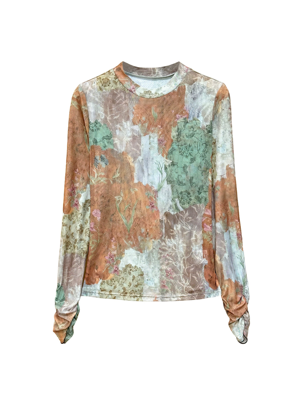 New Romantics Mesh Long Sleeve Top