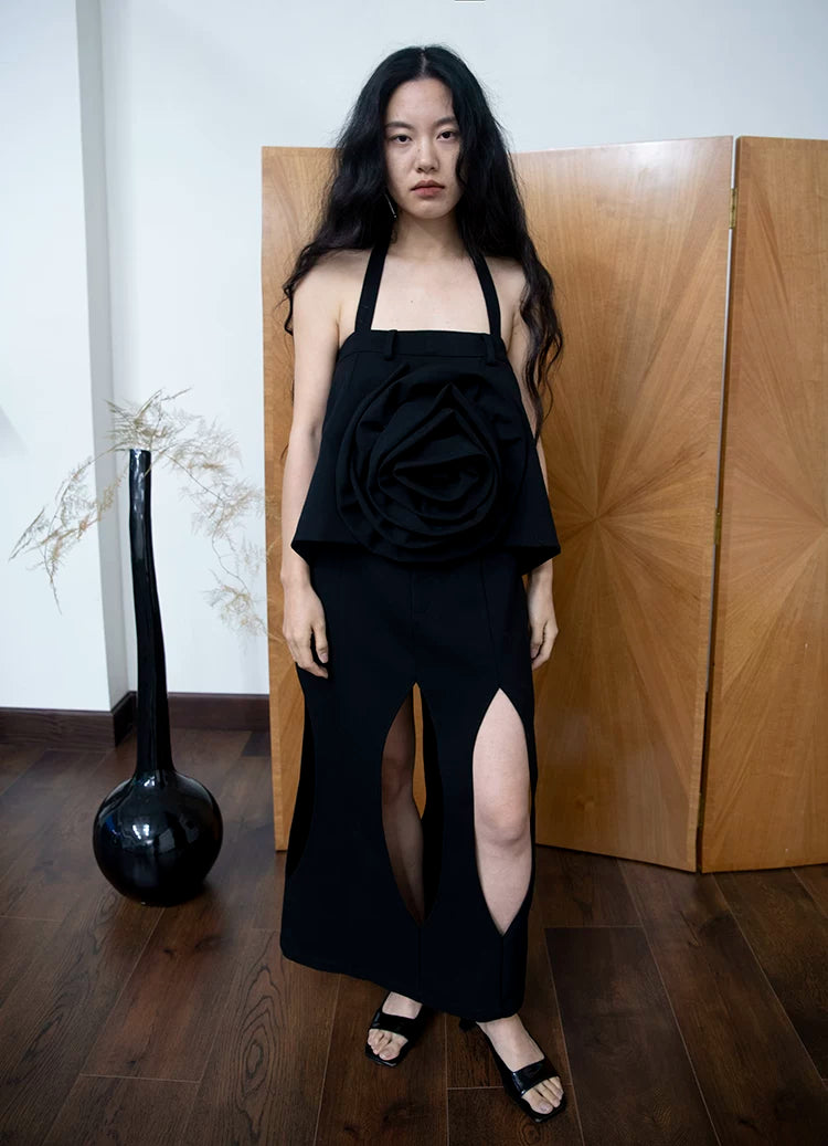Rosette Void Dress