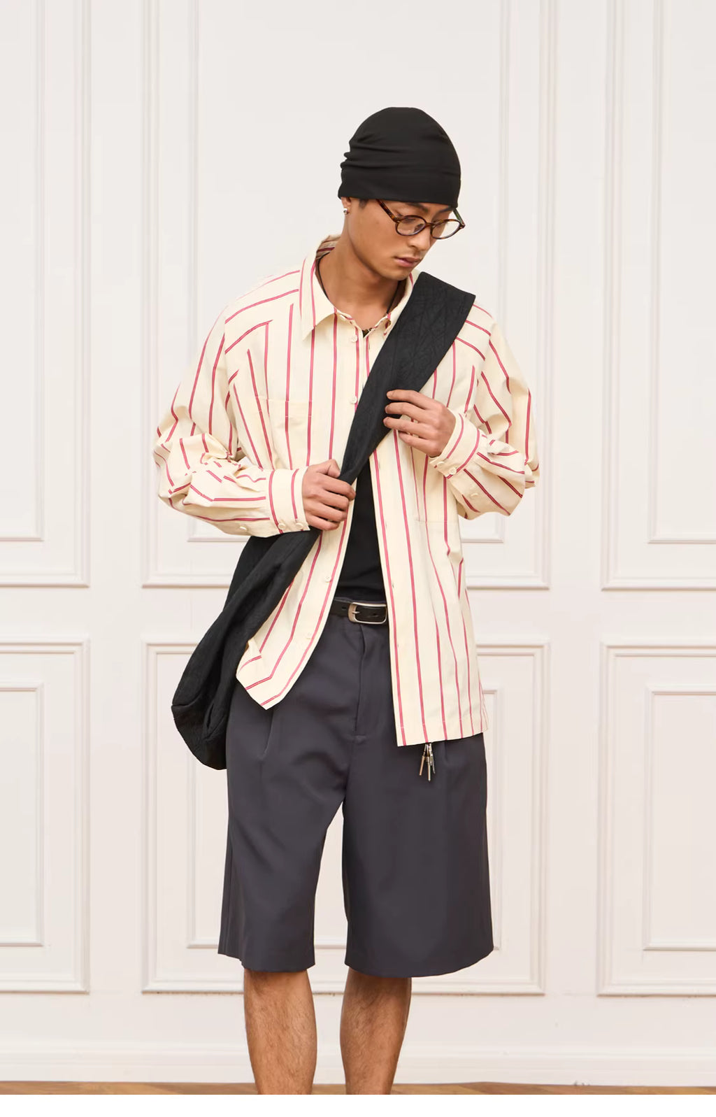 Interval Longline Pleated Suit Shorts