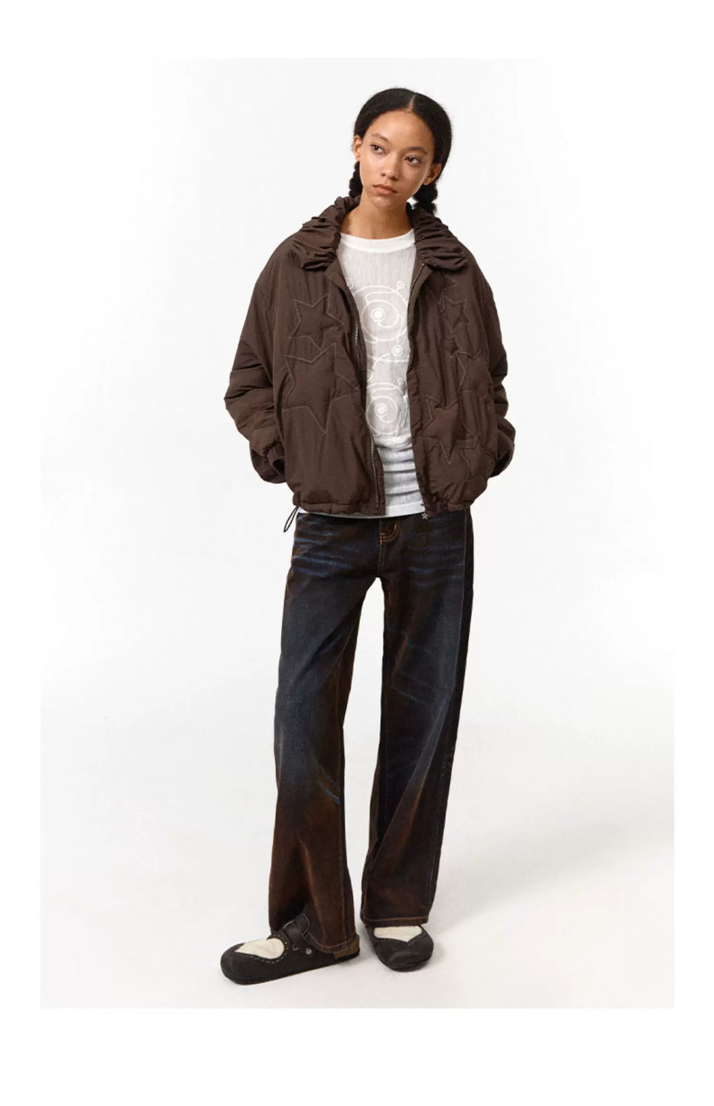 Celestial Drift Bomber Jacket