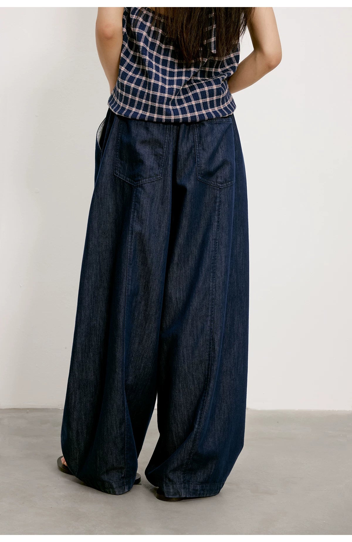 Cloud Barrel Denim Trousers