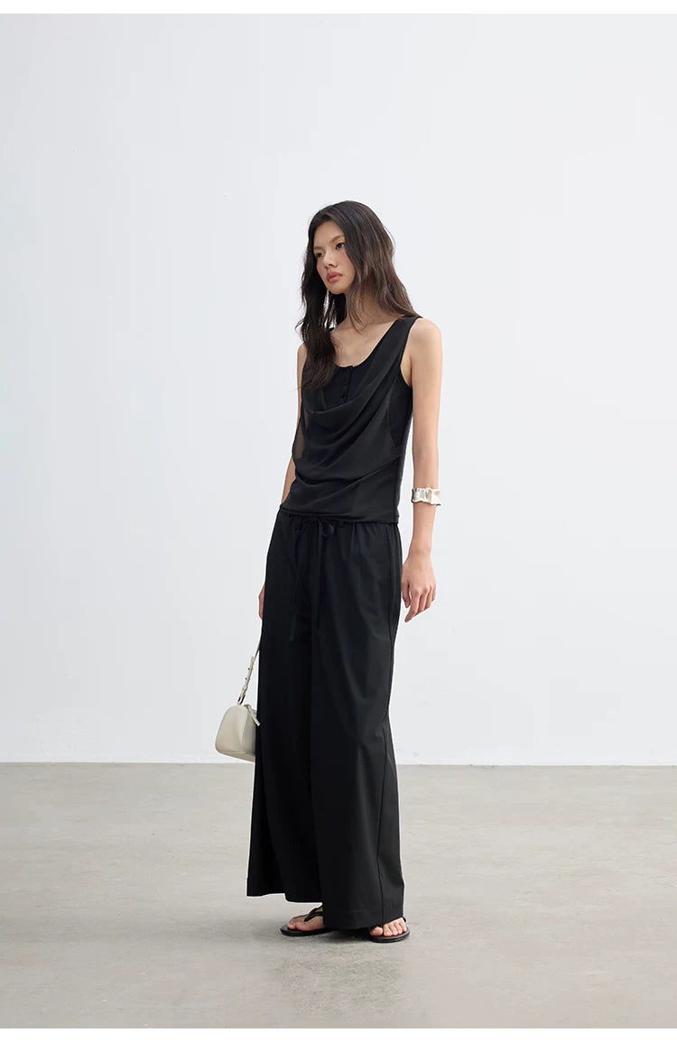 Cascade Drape Layered Tank
