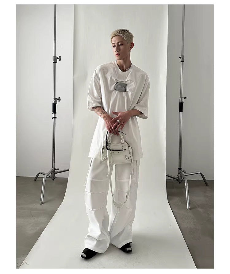 Spine-Pleat Hardware Industrial Tee