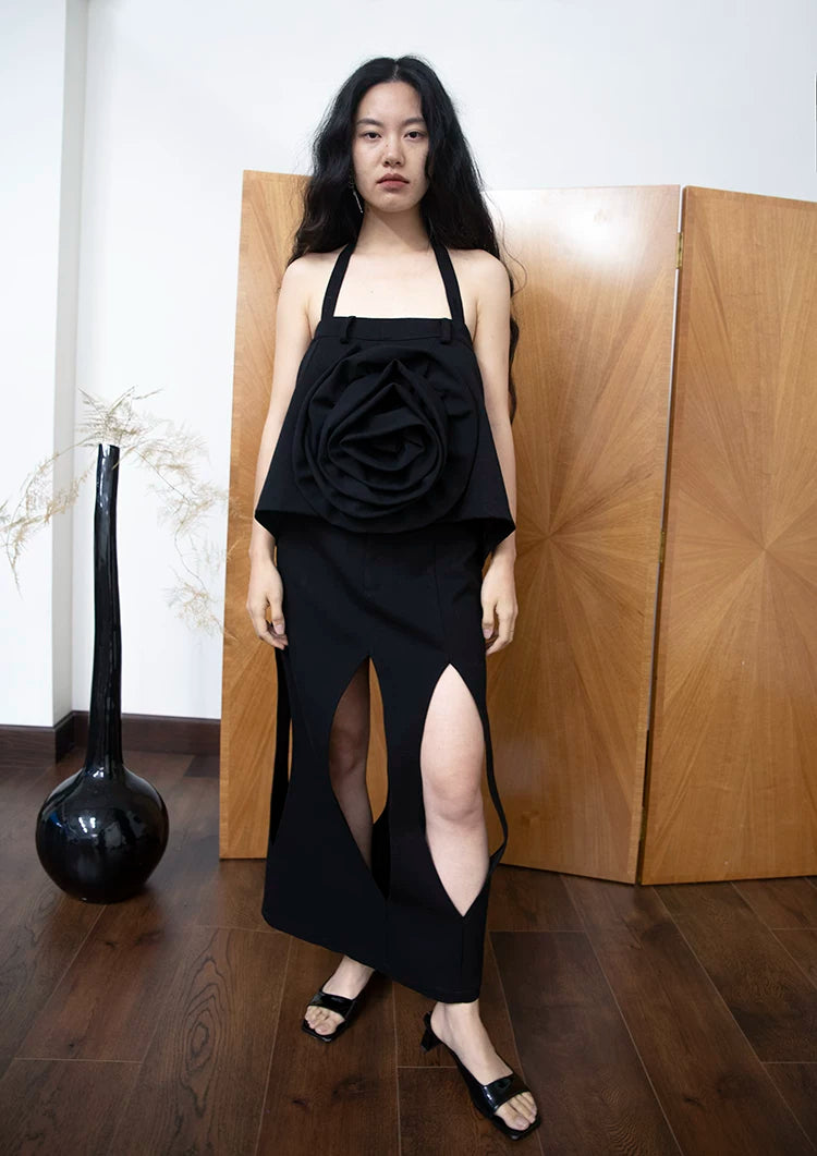 Rosette Void Dress
