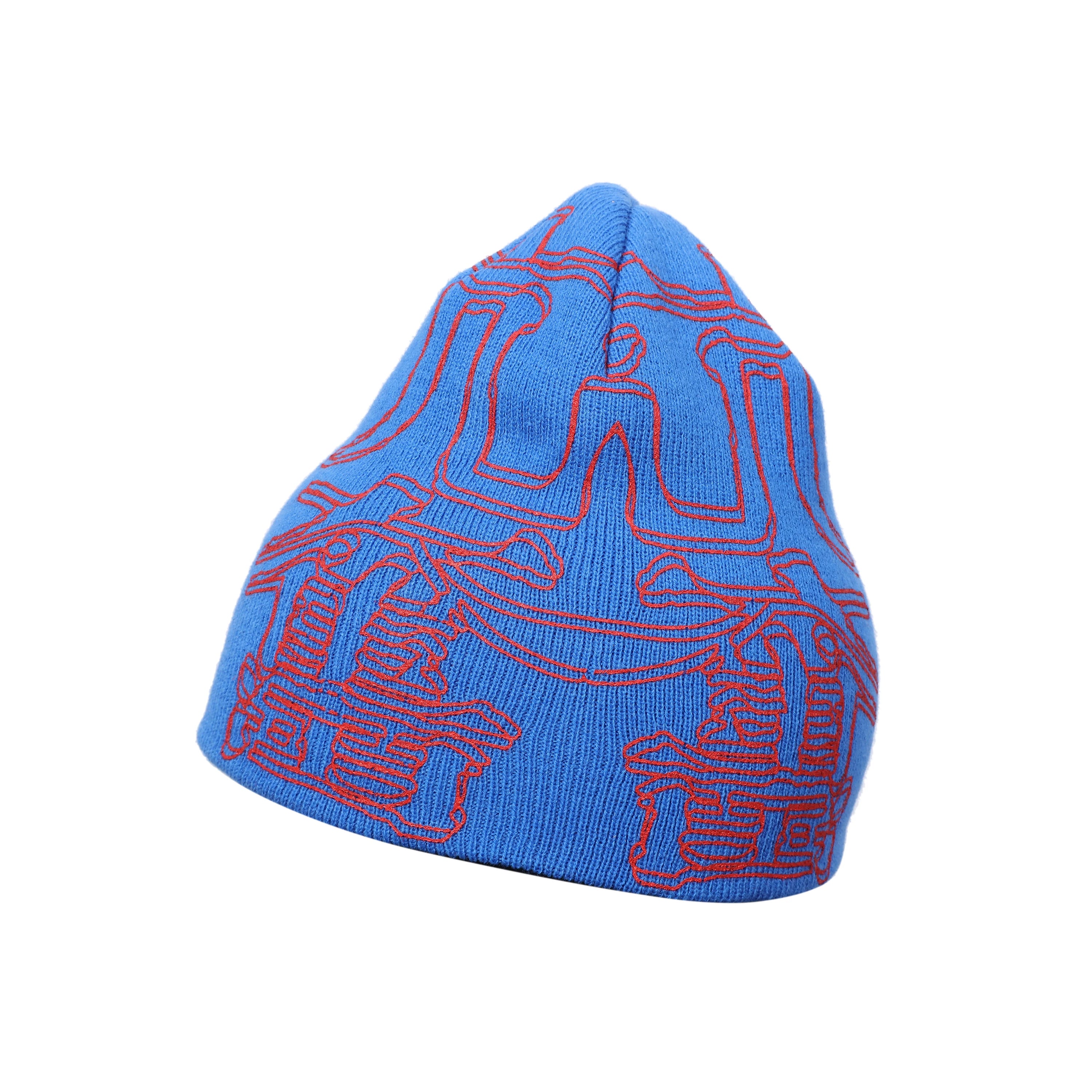 尤奋 Euphoria All-Over Graphic Knitted Beanie