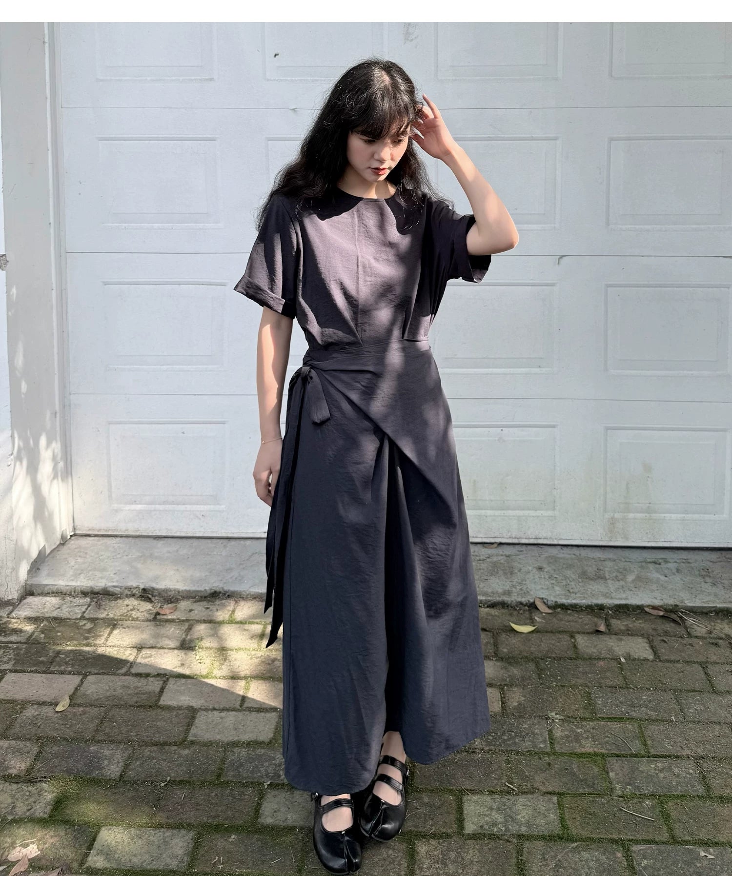 Cocoon Wrap Tie Dress