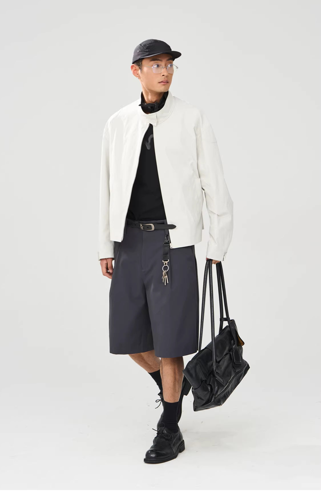 Interval Longline Pleated Suit Shorts