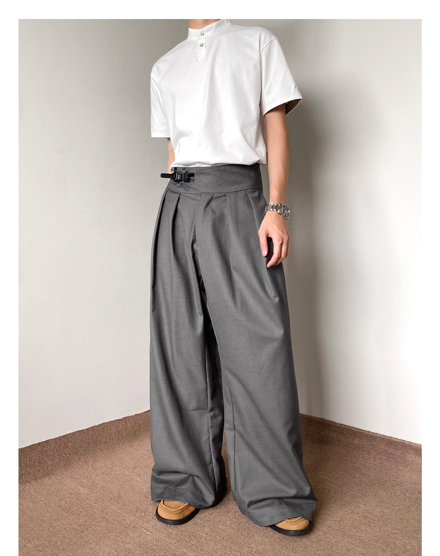Stance Buckle Fasten Trousers