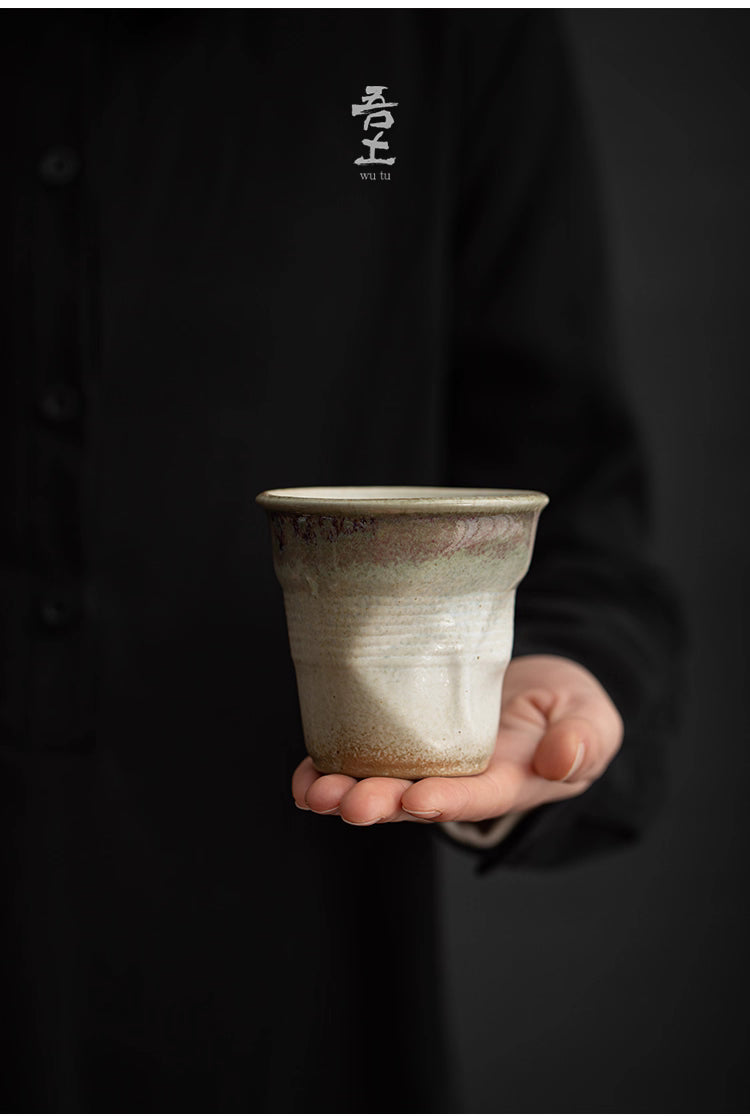 Crumpled Ceramic Tumbler