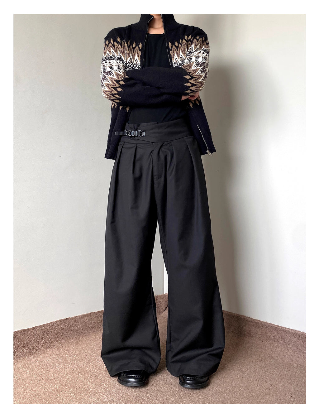 Stance Buckle Fasten Trousers