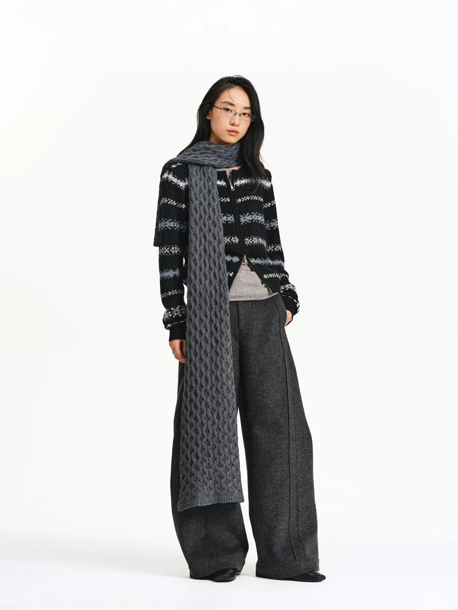 Interlock Knit Scarf