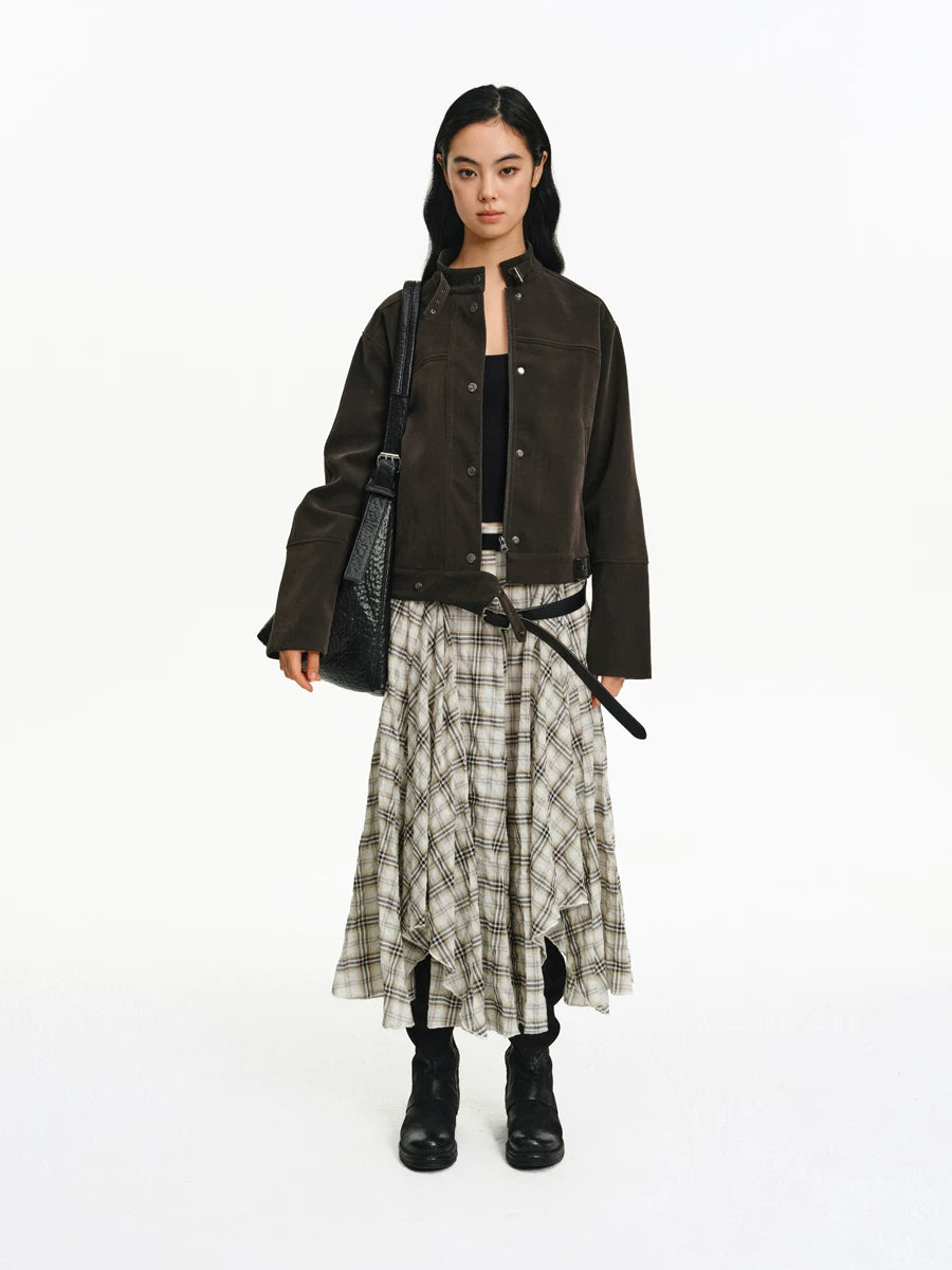 Strapline Cropped Jacket