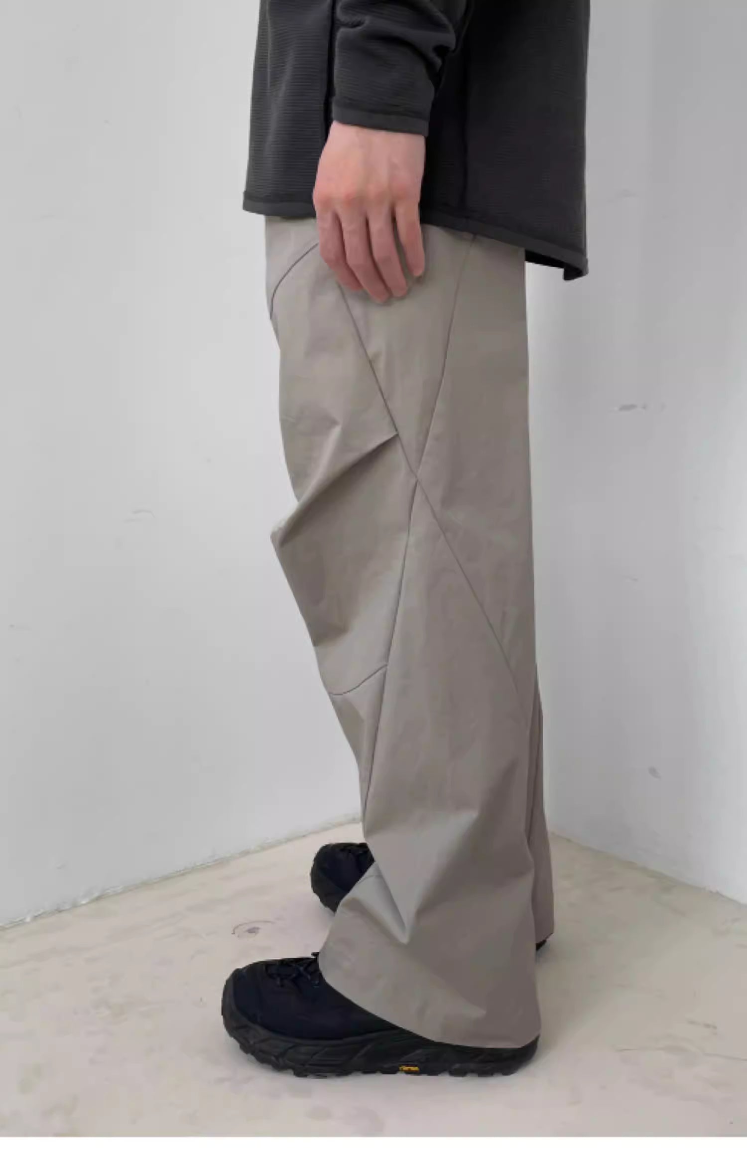 Spiral-Shell Geometric Trouser