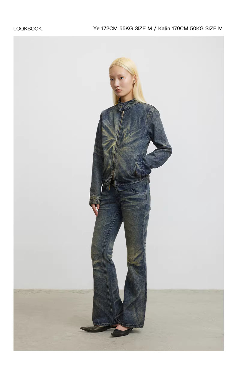 Indigo Star Wash Demin Jacket