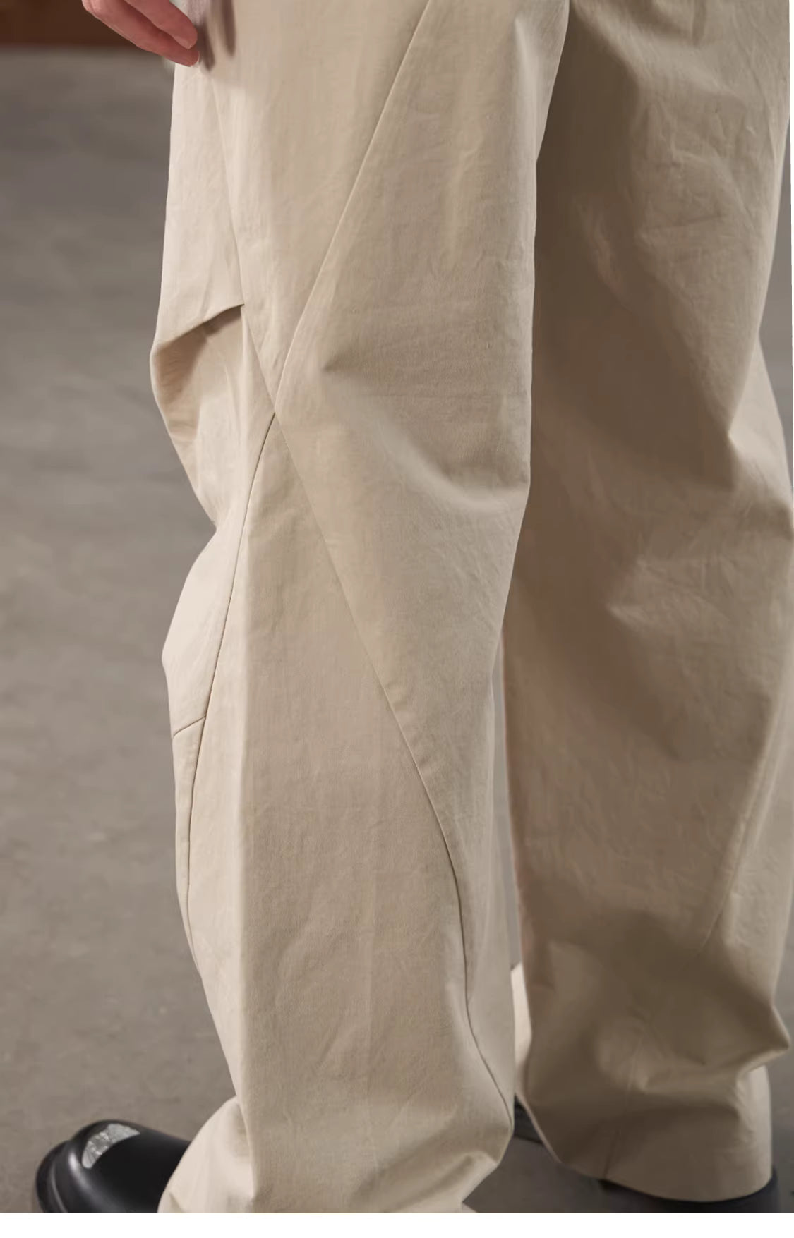 Spiral-Shell Geometric Trouser