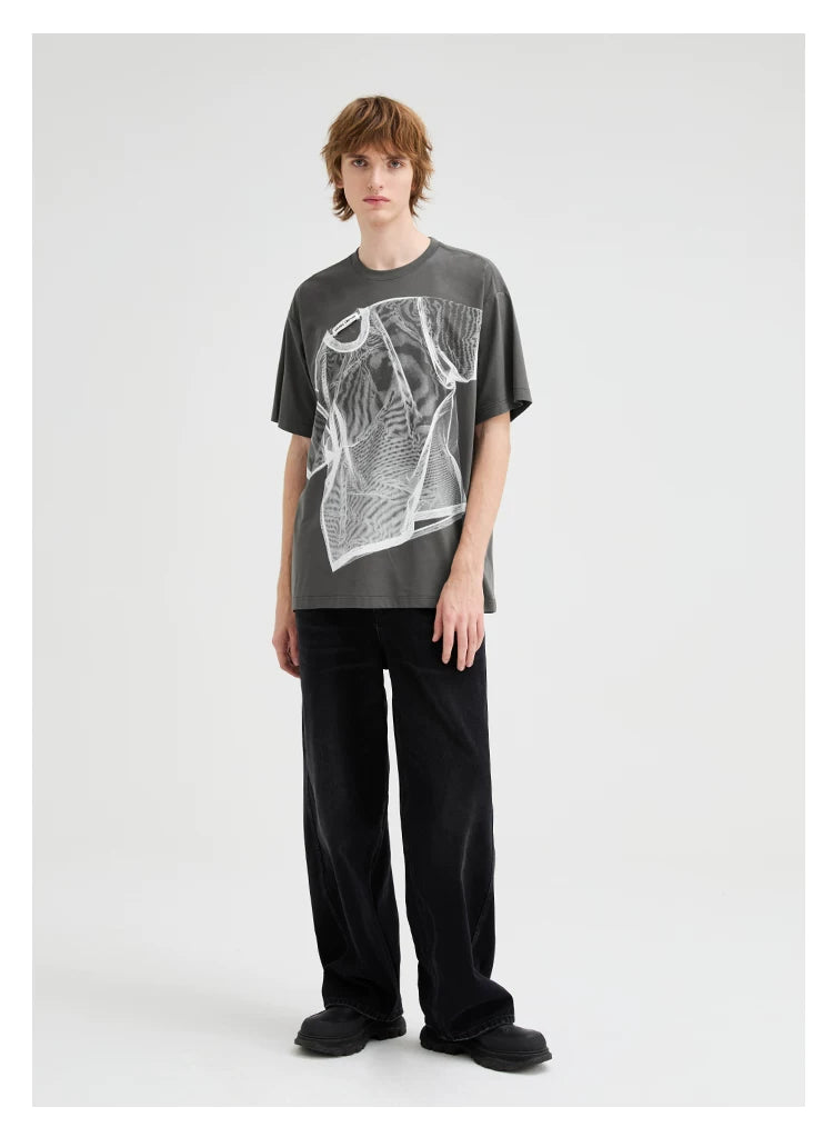 Trompe L’Oeil Print Tee