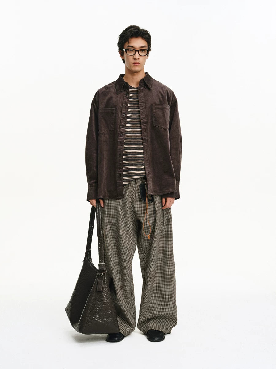 Textured Oversized Slouch Shoulder Bag