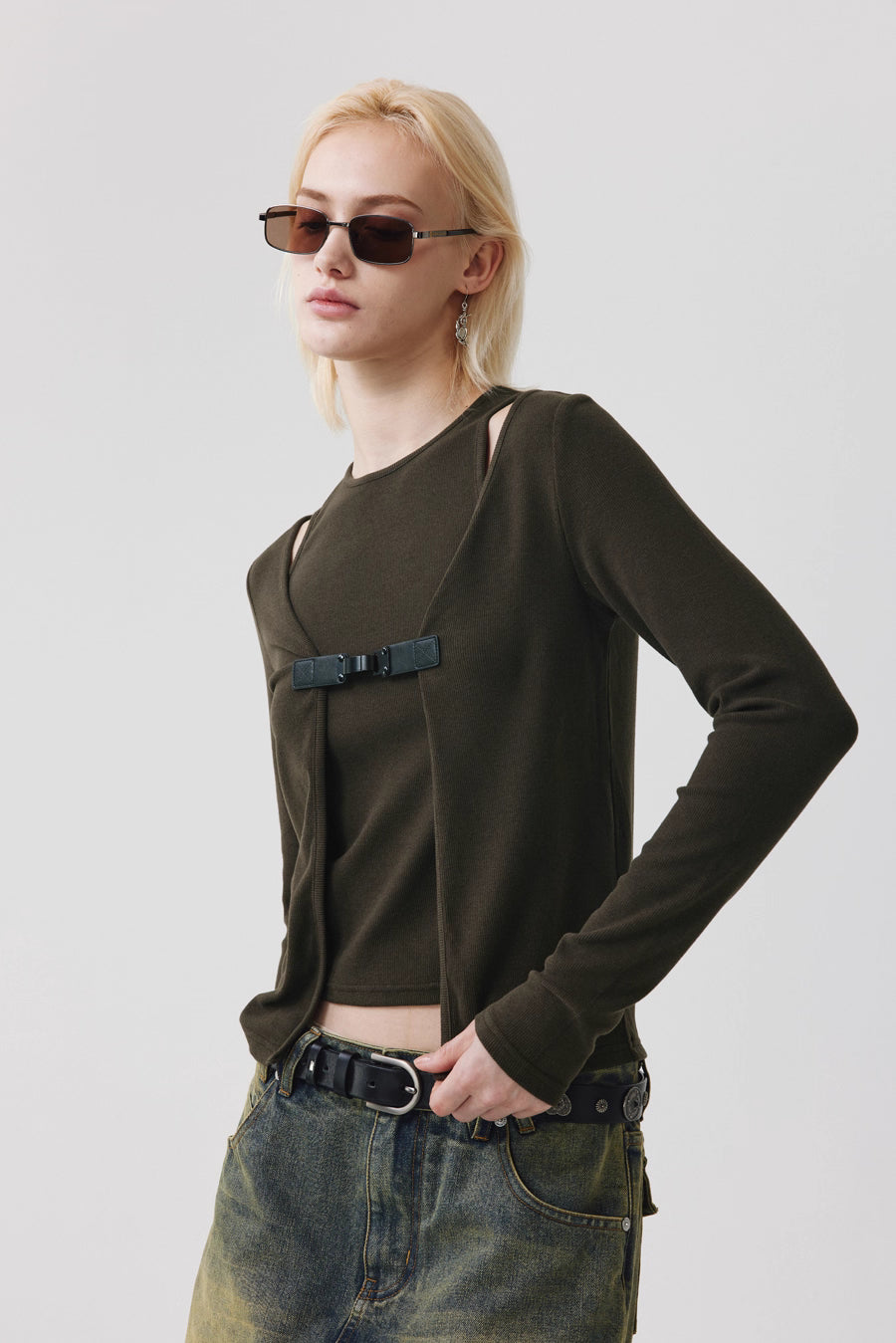 Two-Piece Set with Fastenings