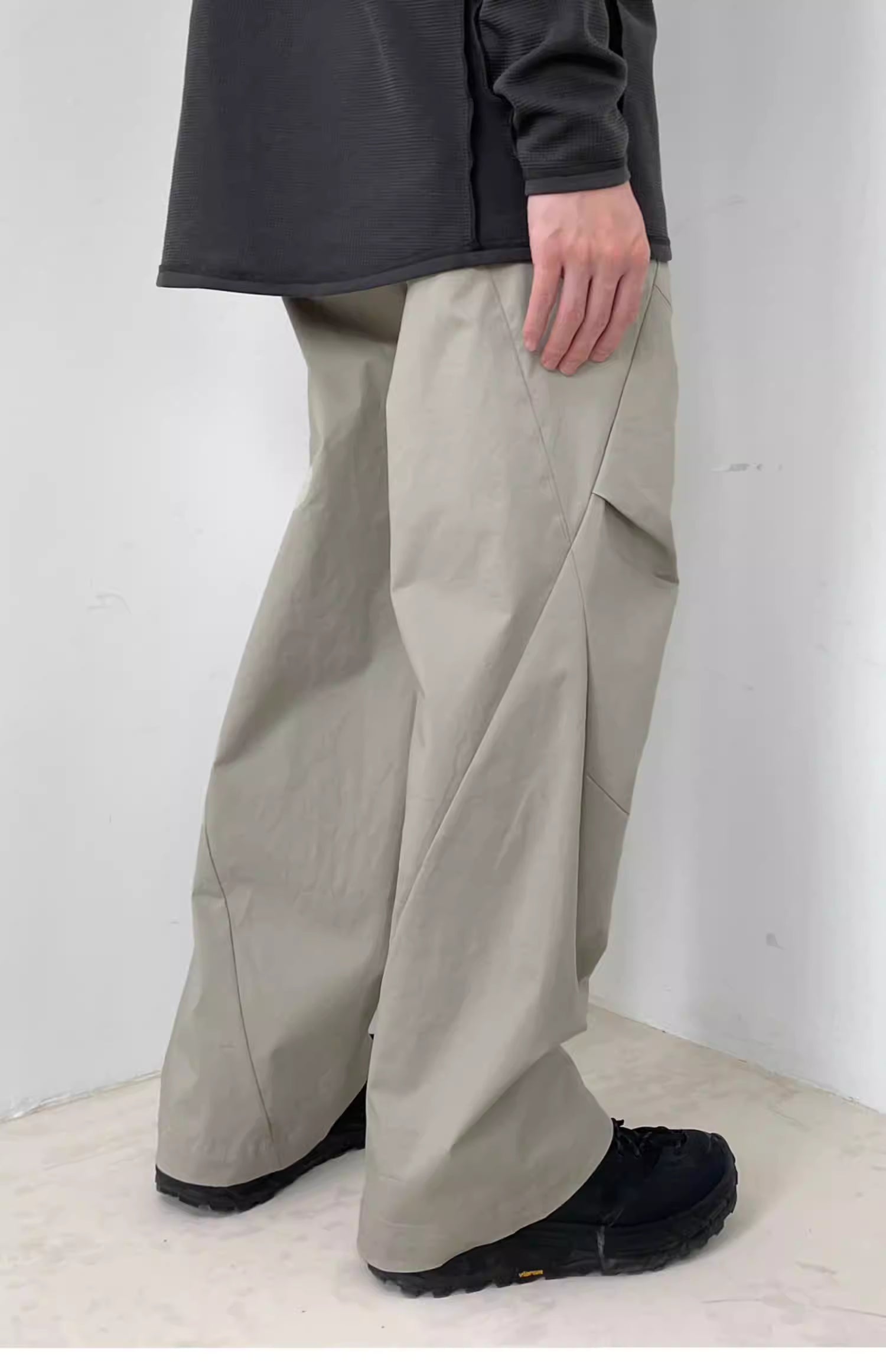 Spiral-Shell Geometric Trouser
