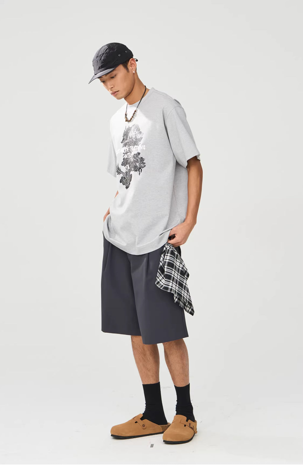 Interval Longline Pleated Suit Shorts