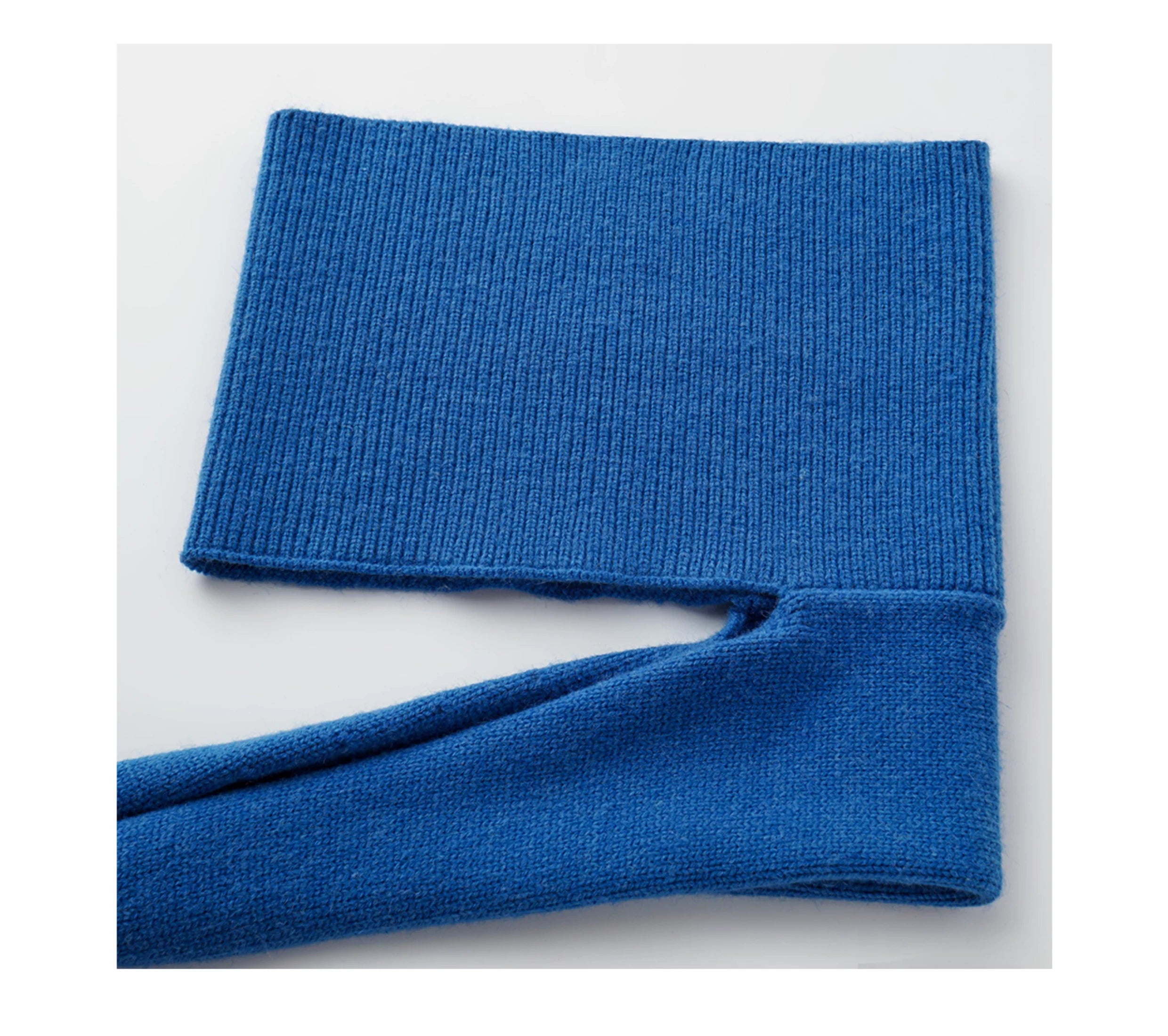 Cobalt Braided Scarf