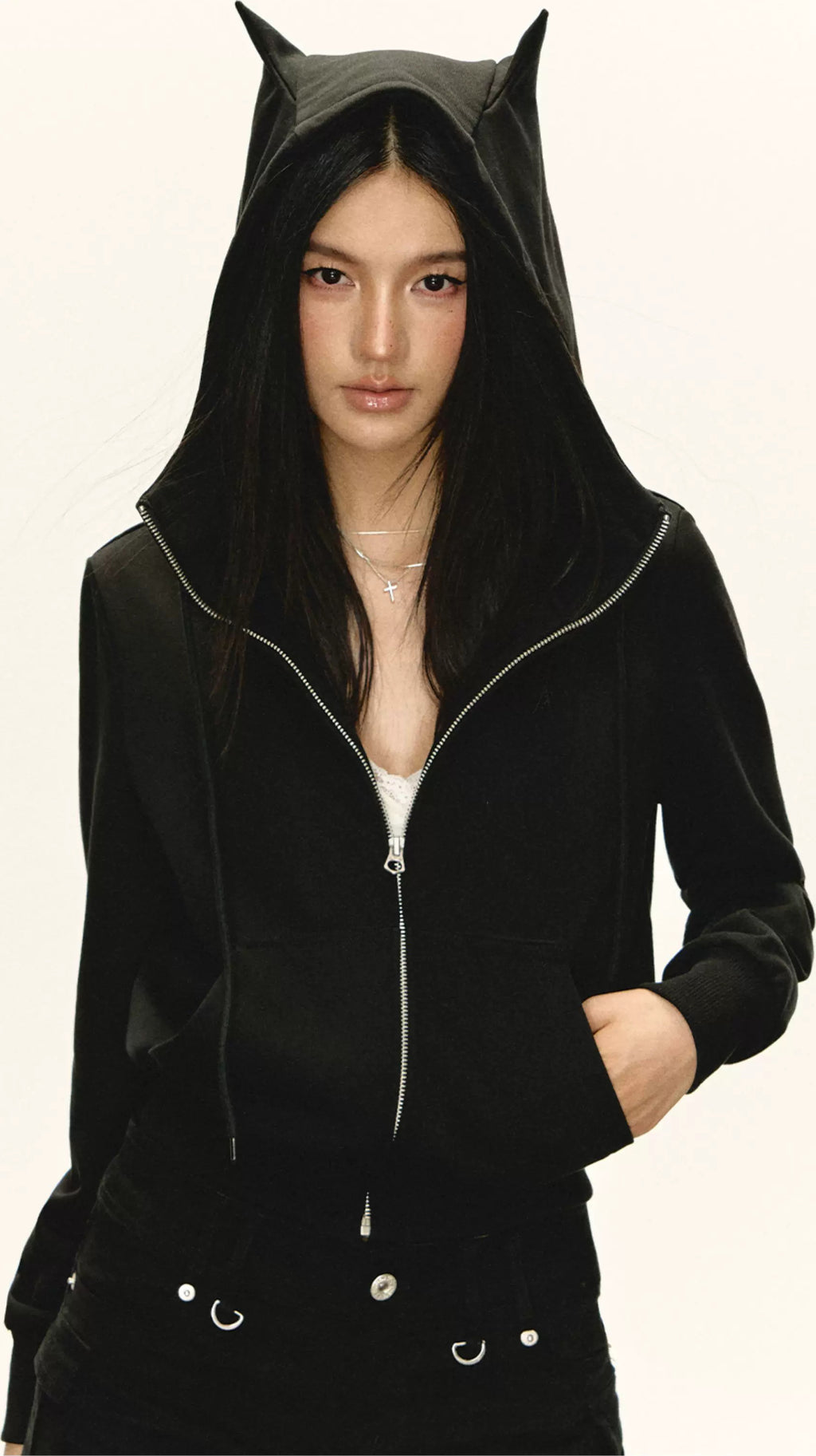 Secret Minx Zip-Up Hoodie