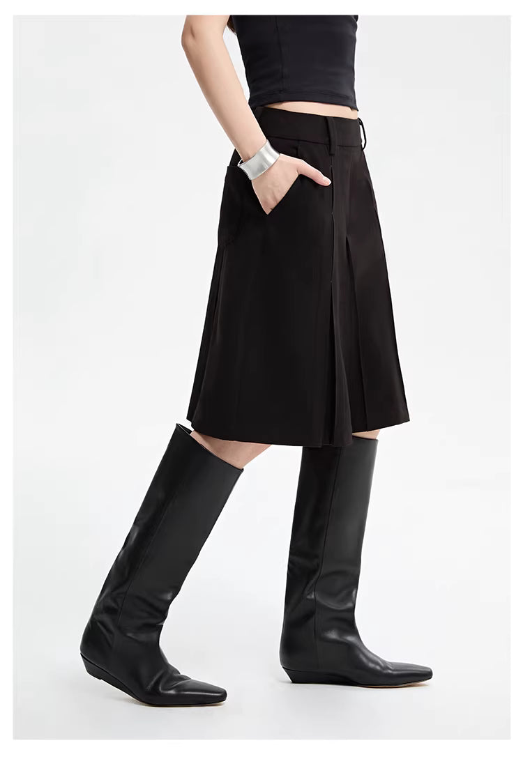 Shadow Pleat Culottes