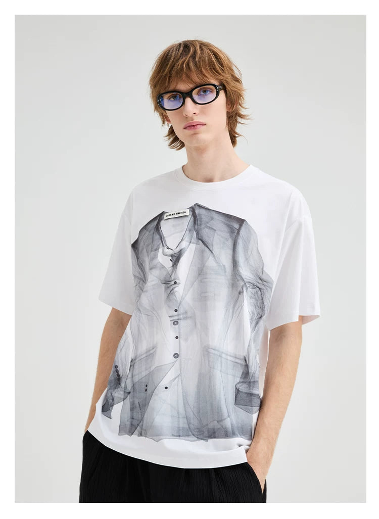 Trompe L’Oeil Print Tee