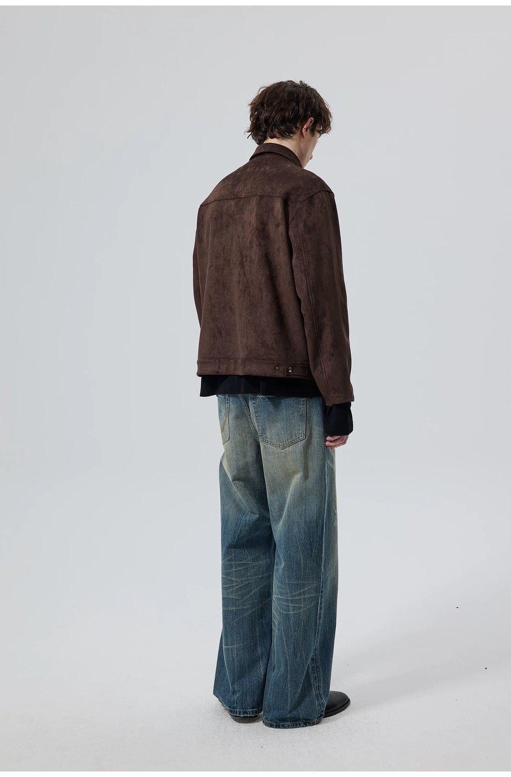 Burnished Point-Collar Jacket