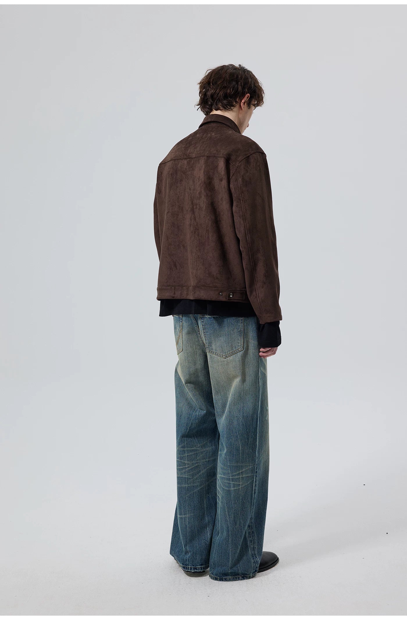 Burnished Point-Collar Jacket
