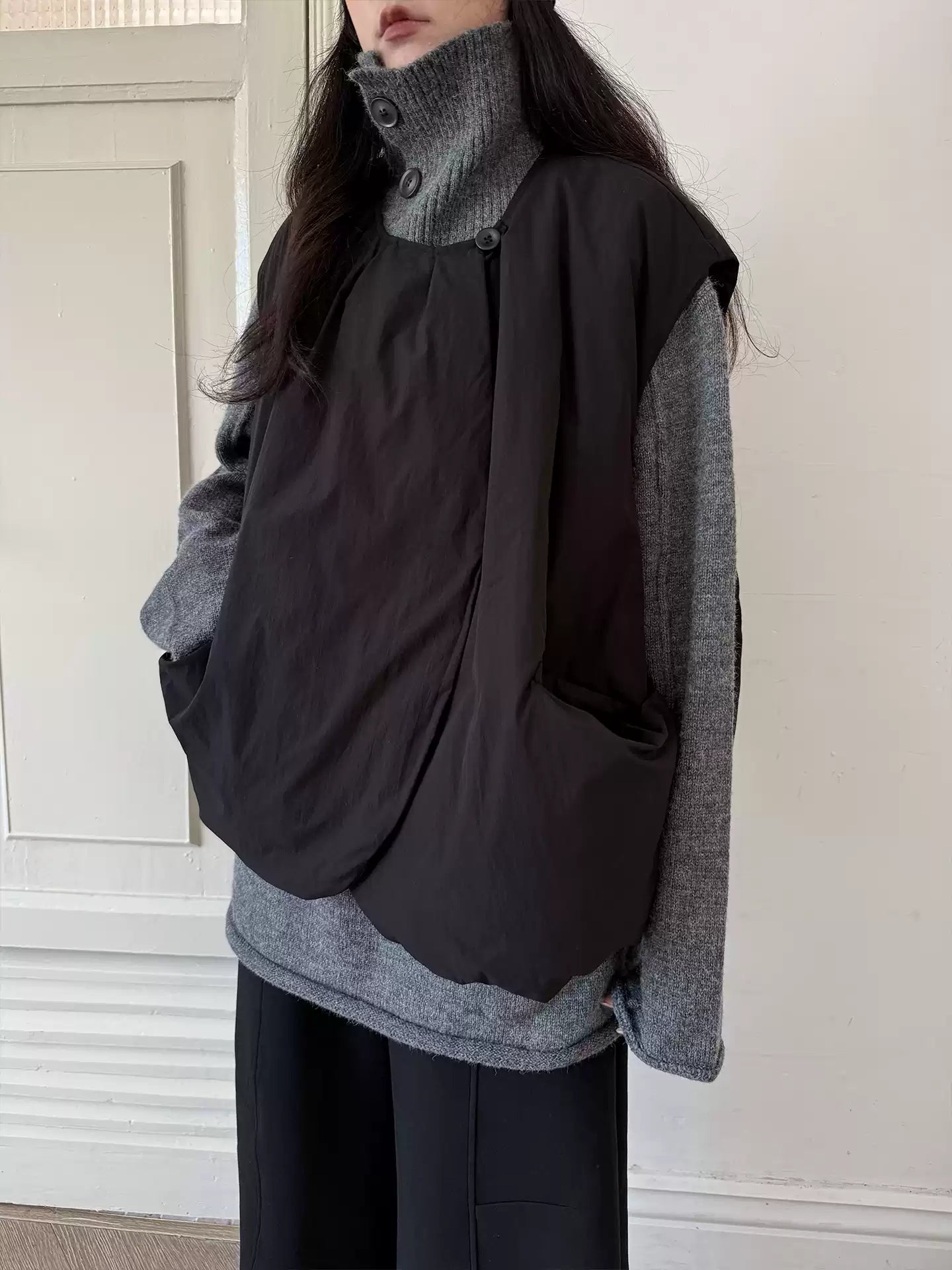 Utility Drape Pocket Vest