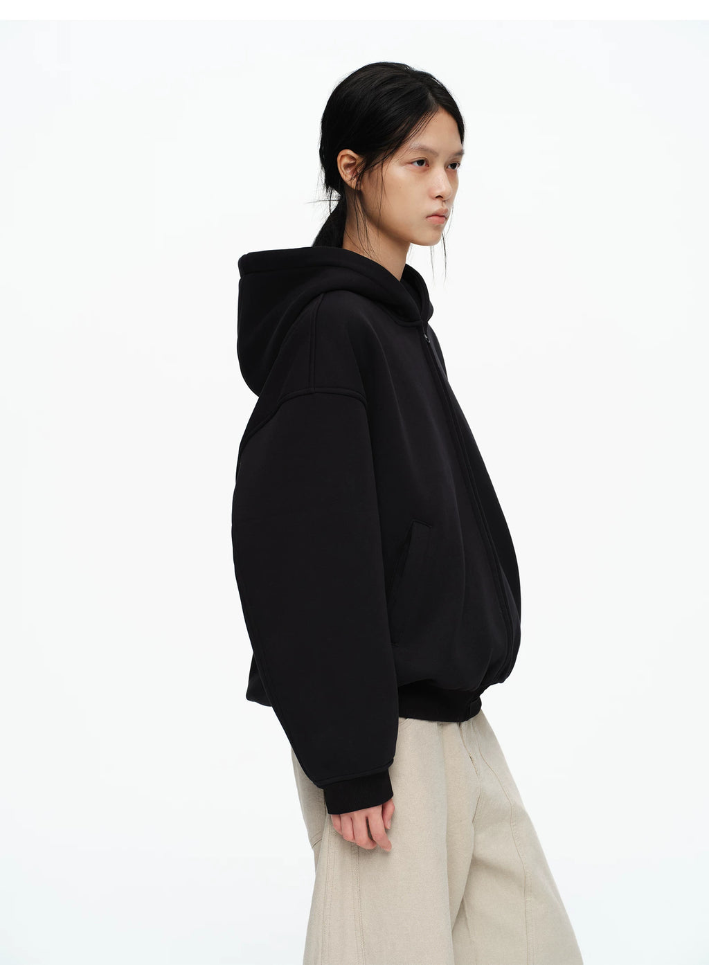 Contour Volume Zip Hoodie