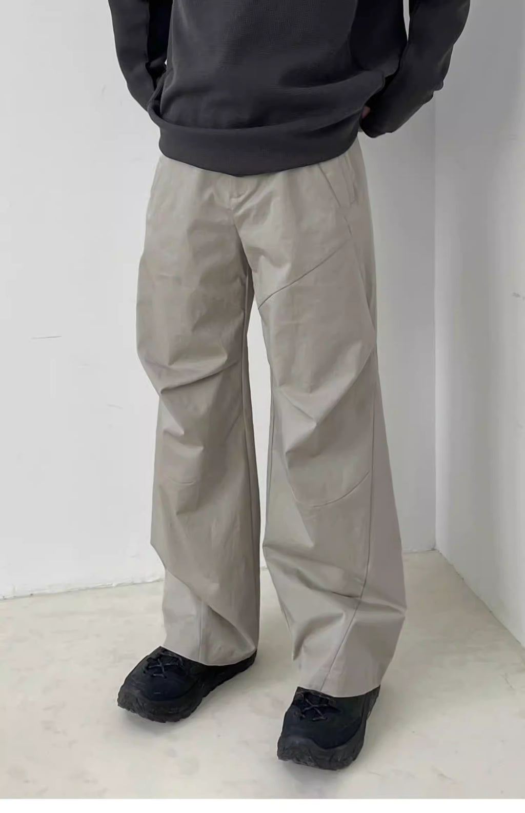 Spiral-Shell Geometric Trouser