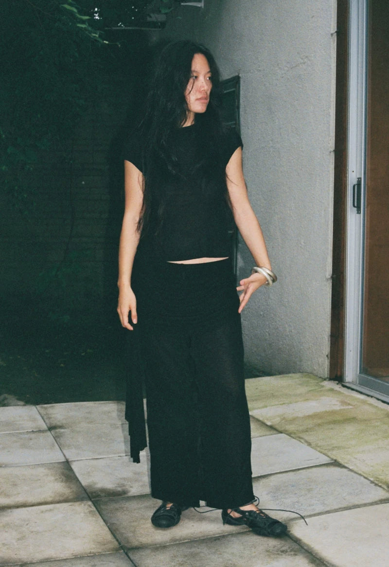Aperture Wool-Blend Skirt