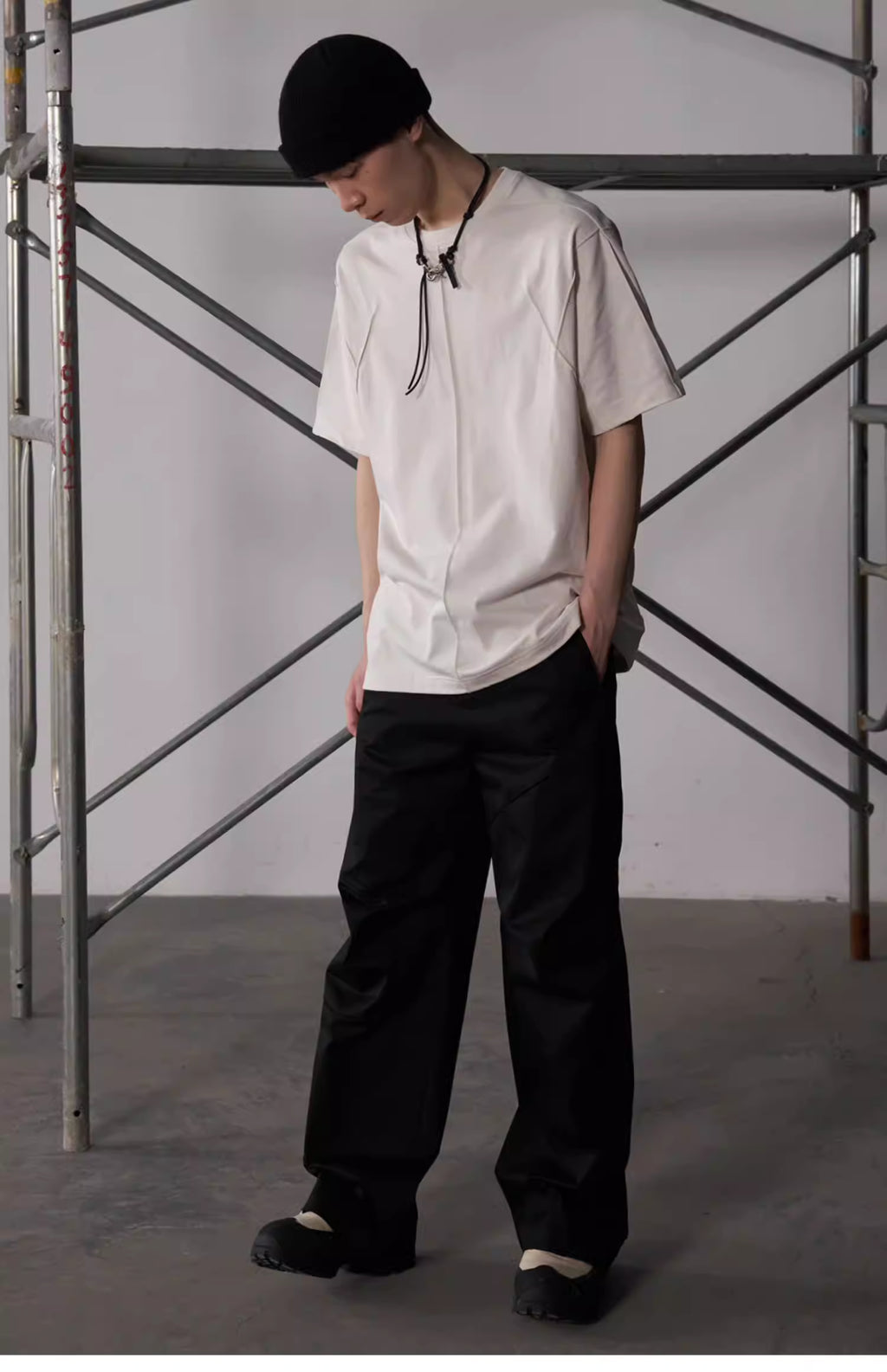 Spiral-Shell Geometric Trouser
