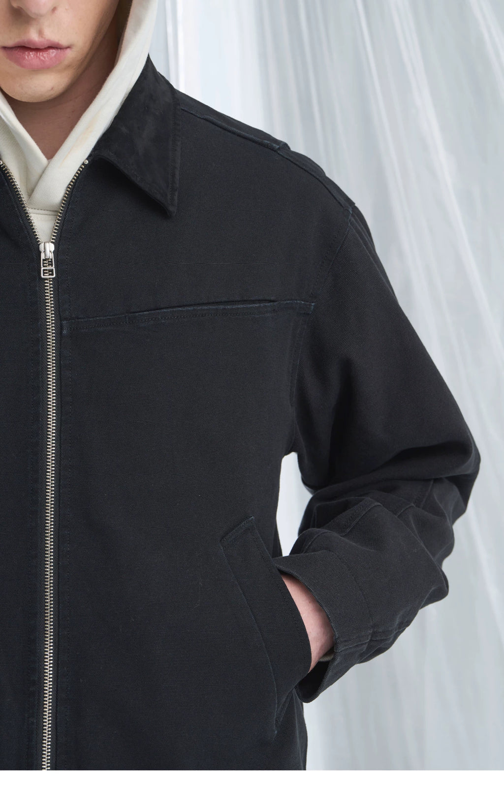Washed Canvas Work Jacket