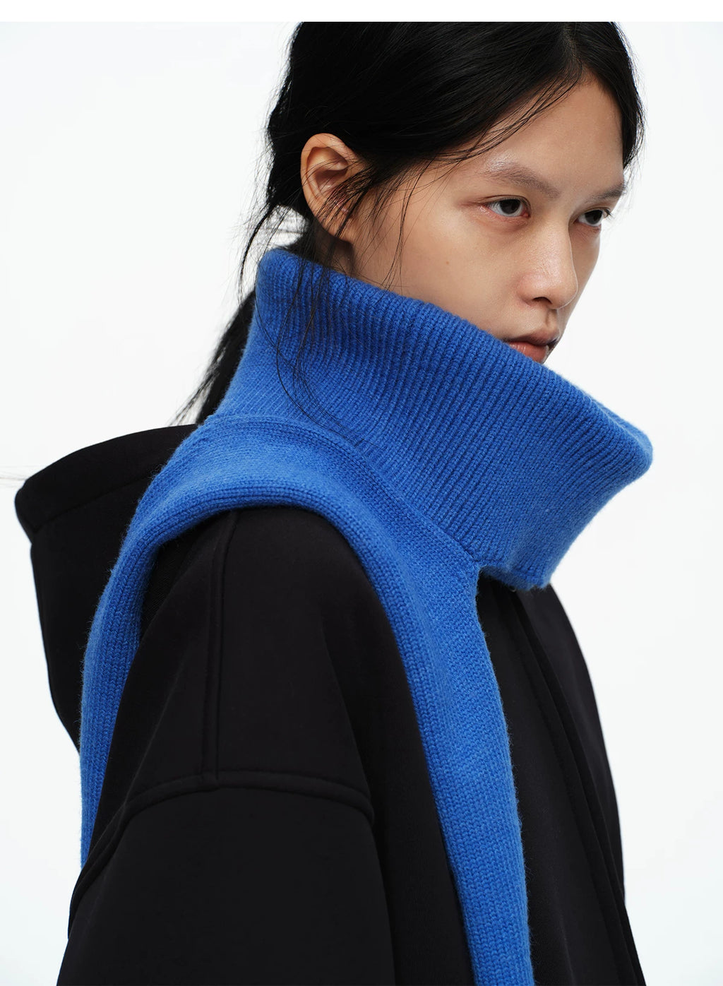 Cobalt Braided Scarf