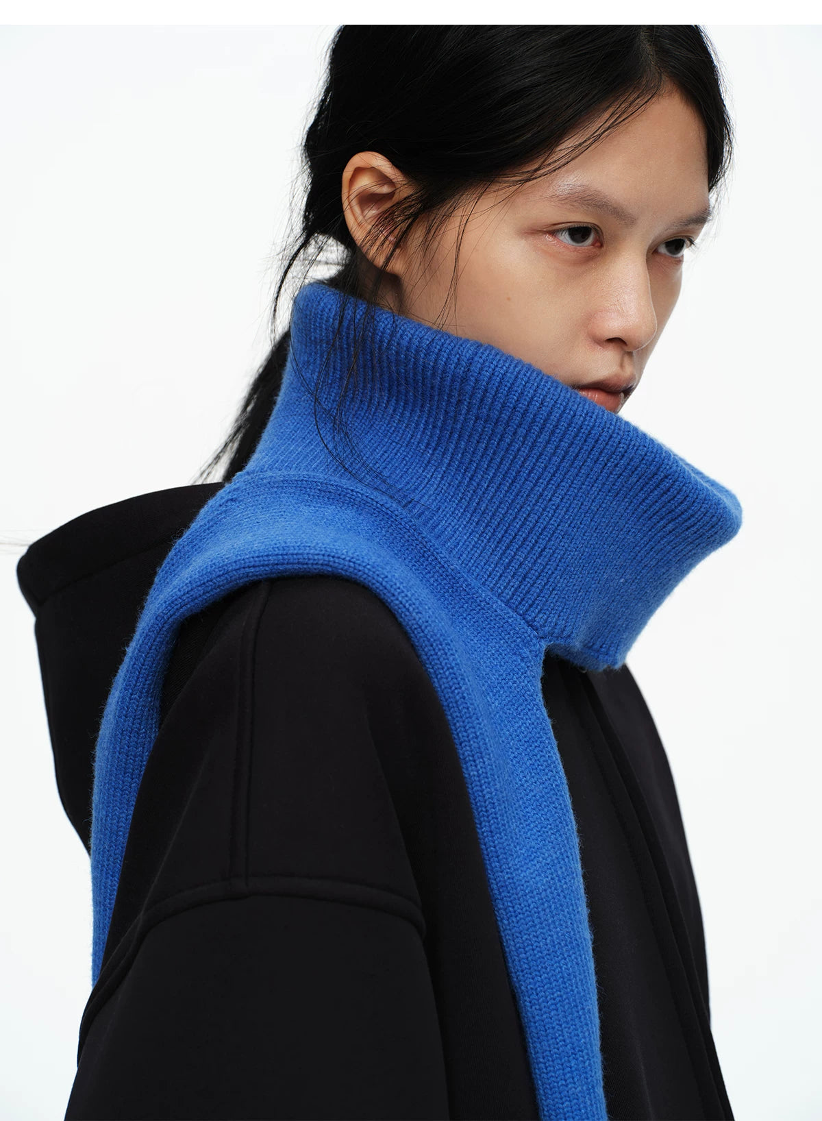 Cobalt Braided Scarf