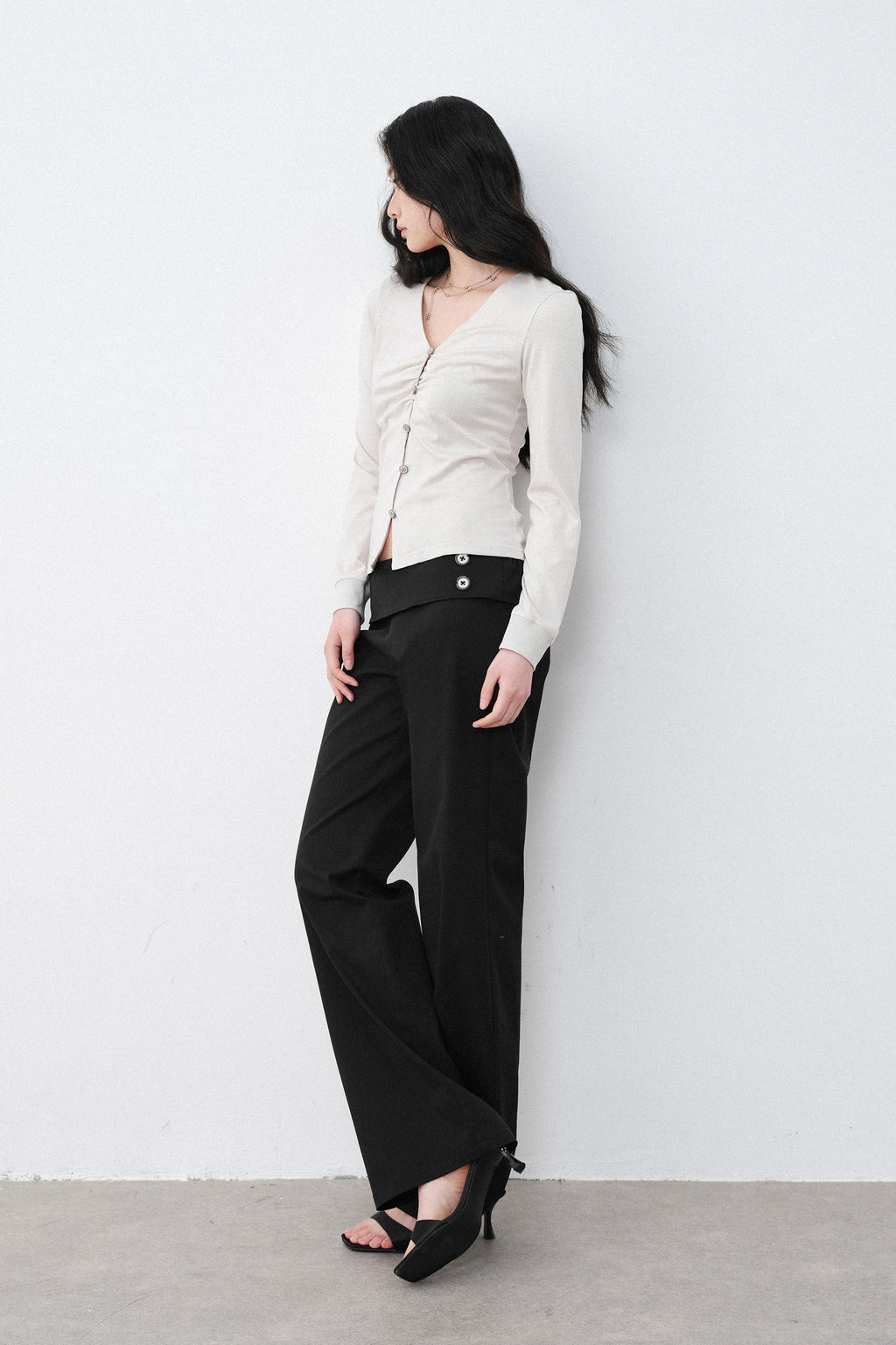 Softline Gathered Long Sleeve