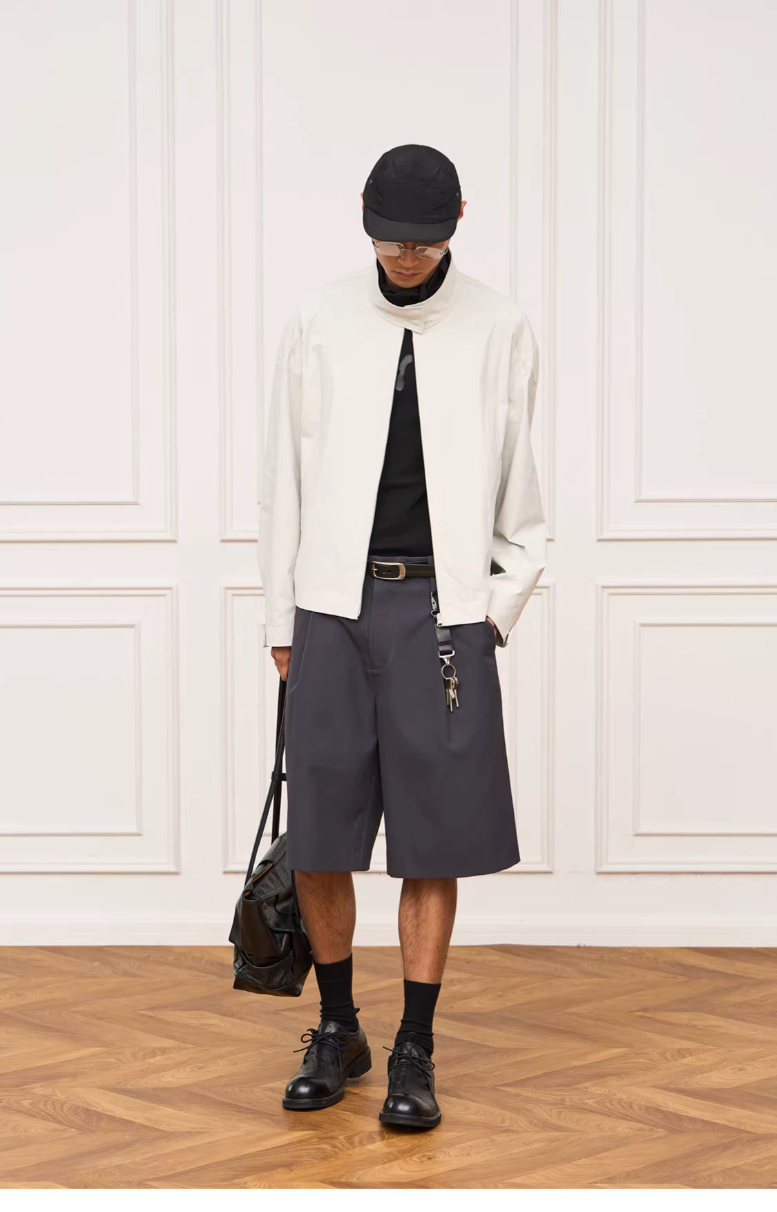 Interval Longline Pleated Suit Shorts