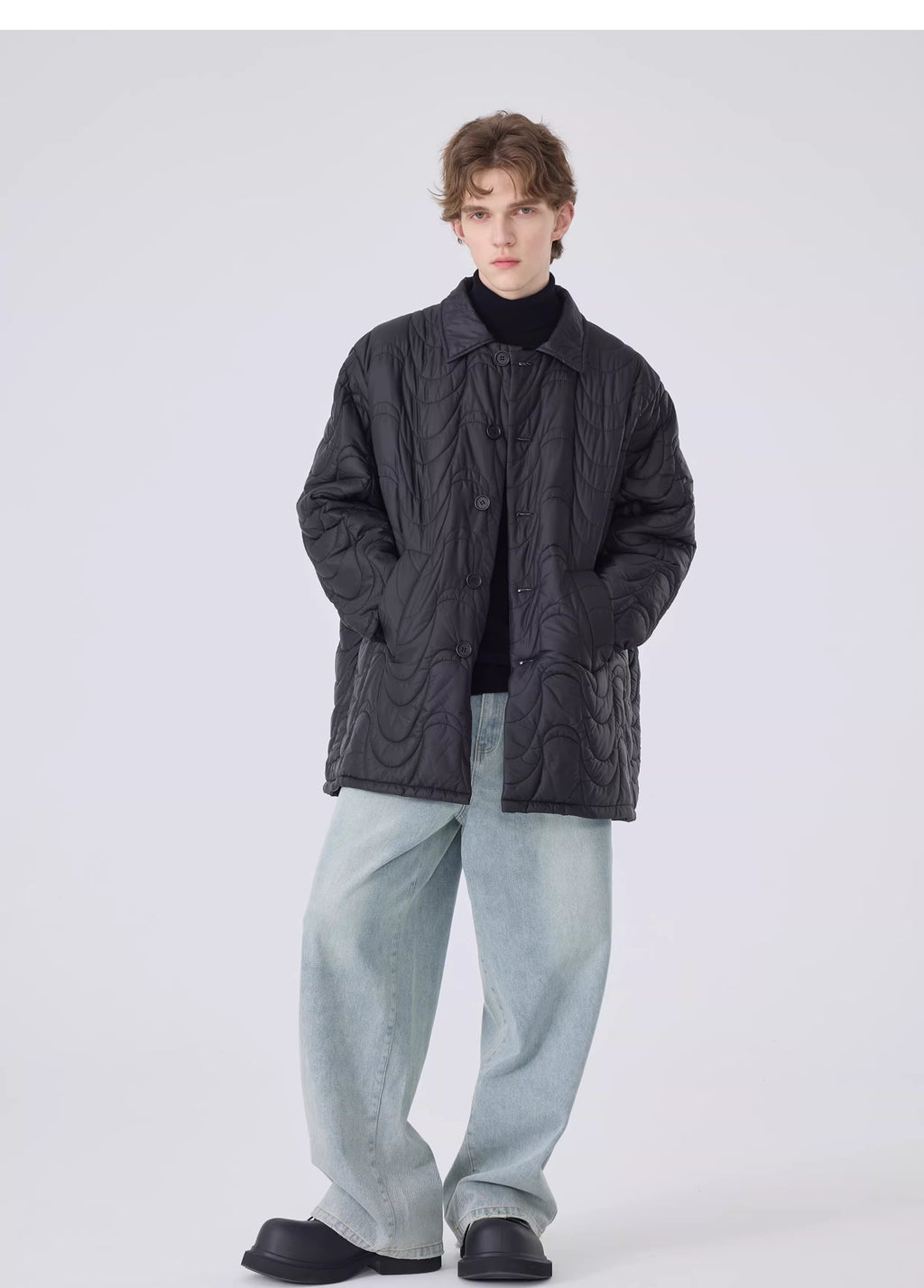 Obsidian Tide Quilted Parka